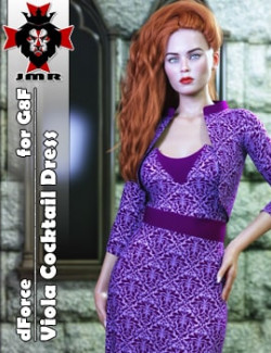 JMR dForce Viola Cocktail Dress for G8F