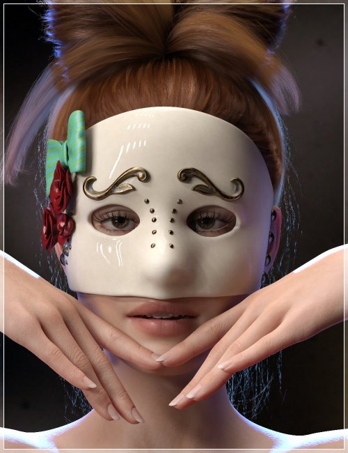 Mask Female 3D model