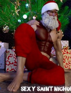 Sexy Saint Nicholas HD For Genesis 8.1 Male