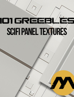 101 Greebles Scifi Panel Textures