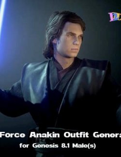 Star Wars Series: dForce Anakin Outfit General For G8.1M