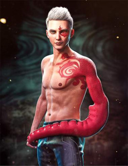 FPE Tentacle Arms Add-On for Genesis 8 Males