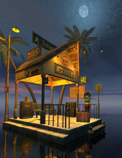 Faraway station for Poser