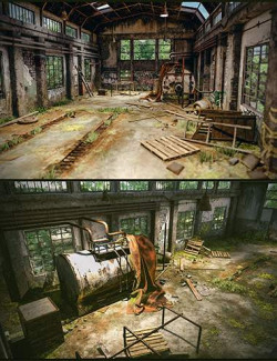 Abandoned Factory Building