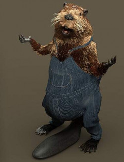 Storybook Beaver for Genesis 8.1 Males