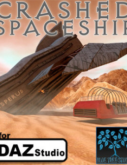 Crashed Spaceship for Daz