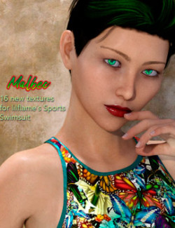 Sporty Malbec Add-on for Sports Swimwear