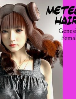 Meteor Hair For Genesis 8 Female