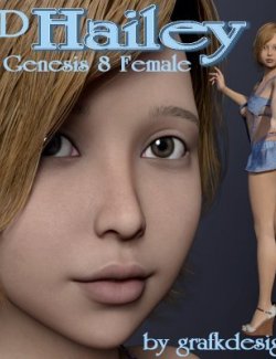 GD Hailey For Genesis 8 Female