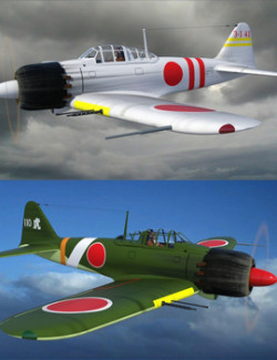 MITSUBISHI ZERO for DAZ Studio