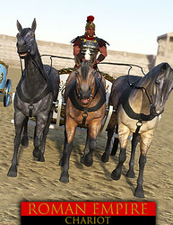 RomanEmpire-Chariot for Daz Horse 2