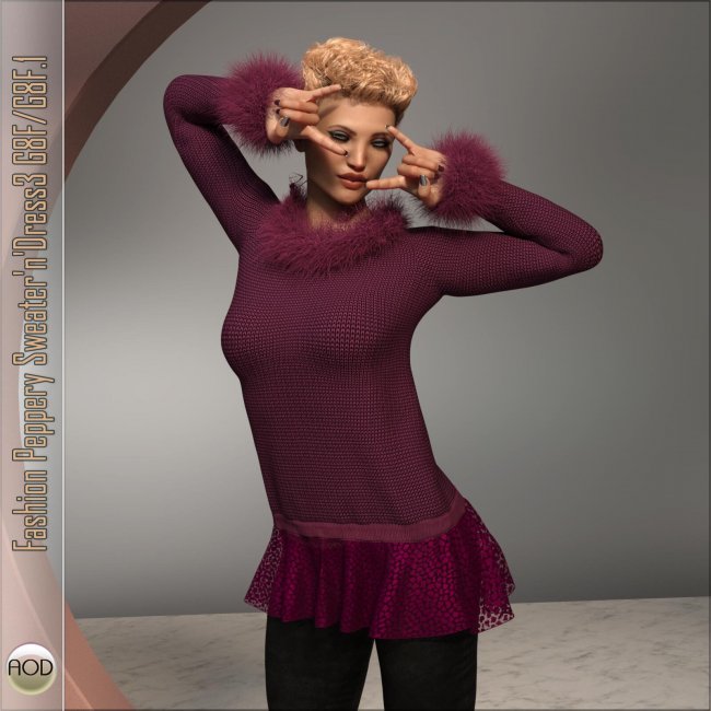 Fashion Peppery Sweater'n'Dress3 G8F/G8F.1
