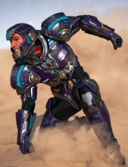 Intergalactic Soldier Armor for Genesis 8 and 8.1 Males