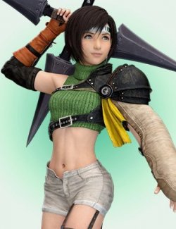 Yuffie Kisaragi Outfit For G8F