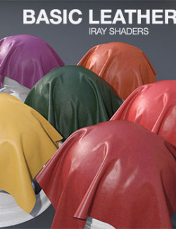 Basic Leather Iray shaders