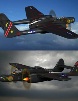 NORTHROP P61 BLACK WIDOW for POSER