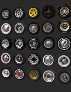 WHEELS BUNDLE for DAZ Studio