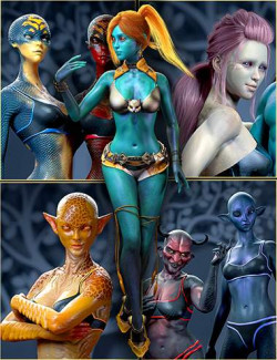 Reptilian Skins for Genesis 8.1 Females