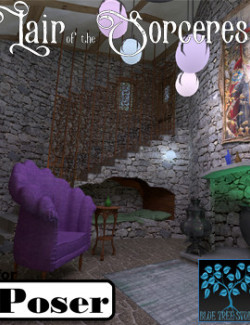 Lair of the Sorceress for Poser