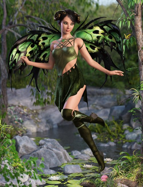 dForce Melantha Outfit for Genesis 8 and 8.1 Females