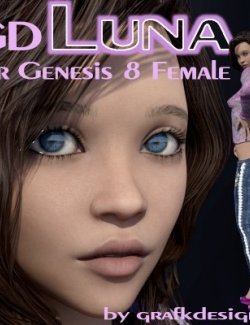 GD Luna For Genesis 8 Female