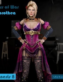 Dorothea From Kiss Of War For Genesis 8 and 8.1 Female