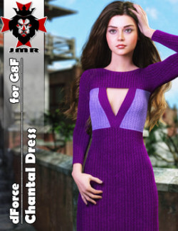 JMR dForce Chantal Dress for G8F