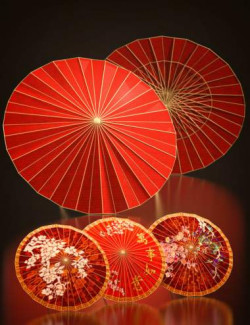 Chinese New Year Umbrella Prop