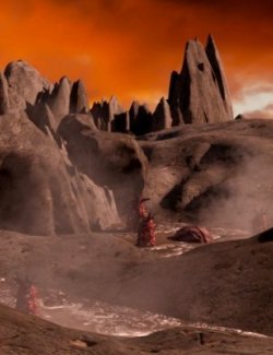 Alien Landscape For DAZ