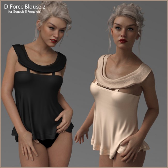 Click here to see preview images for "D-Force Blouse 2 for G8F" D-Force Blouse 2 for G8F