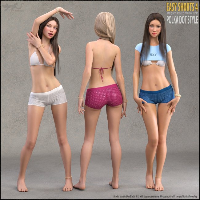 Easy Shorts 4 for Genesis 8 and 8.1