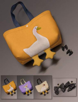 Rainy Koo Bag and Earrings for Genesis 8 and 8.1 Females