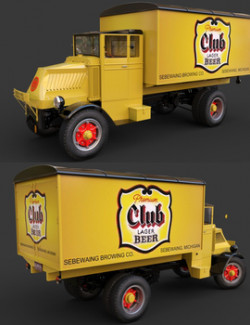 MACK AC 1937 DELIVERY for DAZ Studio