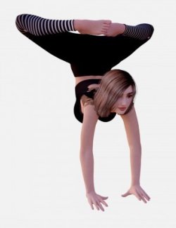 Athletic Contortionist Poses For Genesis 8 Female