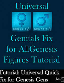 Quick Genitals Fix Tutorial for All Genesis Figures