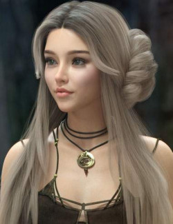 Xandy Hair for Genesis 3, 8 and 8.1 Females