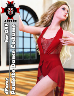 JMR dForce Paulette Dance Costume for G8F