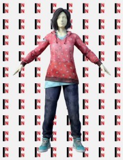 WWZ Bunko Tatsumi Outfit For Genesis 8 Female