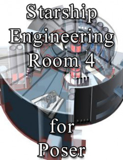 Starship Engineering Room 4 for Poser