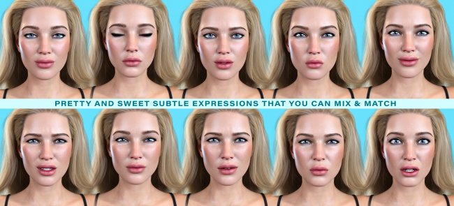 Z Subtle Beauty - Dialable and One-Click Expressions for Victoria