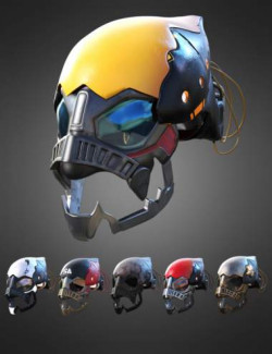 Dash Outfit Helmet for Genesis 8 and 8.1 Males