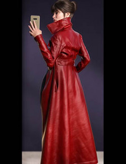 Trench Coat dforce outfit for Genesis 8 & 8.1 Females