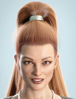 dForce Backbunch Hair Extensions for Genesis 8 and 8.1 Females