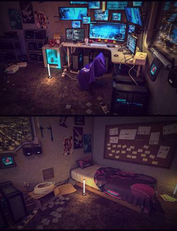 Hacker Hideout Room