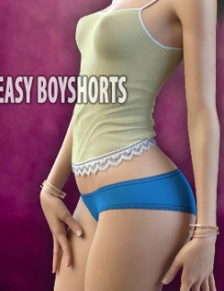 Easy Boyshorts for Genesis 8 and Genesis 8.1