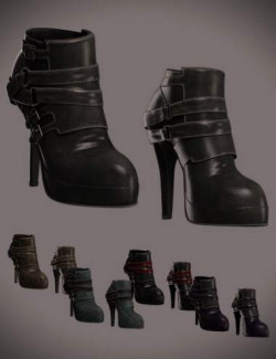 Blackstar Tempest Outfit Heels for Genesis 8 Females