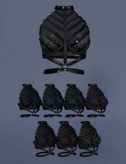 Gothic Style Outfit V2 Top for Genesis 8and 8.1 Females