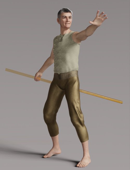 Man with Staff | Fighting poses, Pose reference, Figure drawing poses