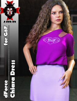 JMR dForce Chiara Dress for G8F