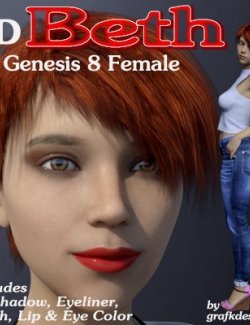 GD Beth For Genesis 8 Female